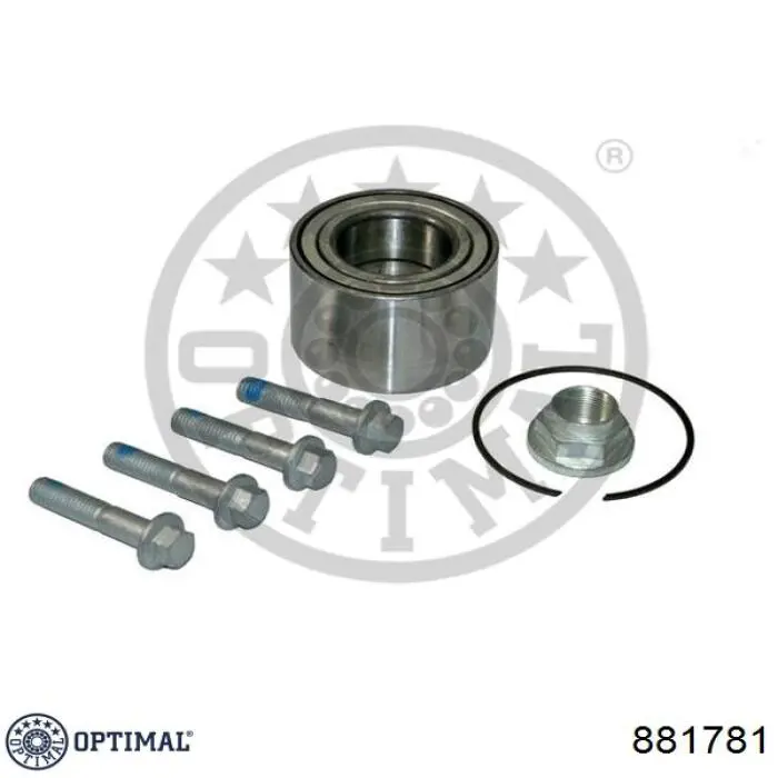 Комплект підшипник маточини передньої Optimal 881781 ціна, від 51.29 USD