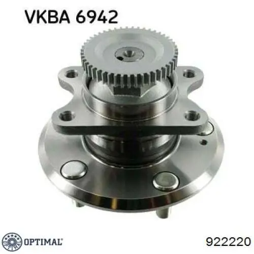 Задня маточина 198159 Metelli