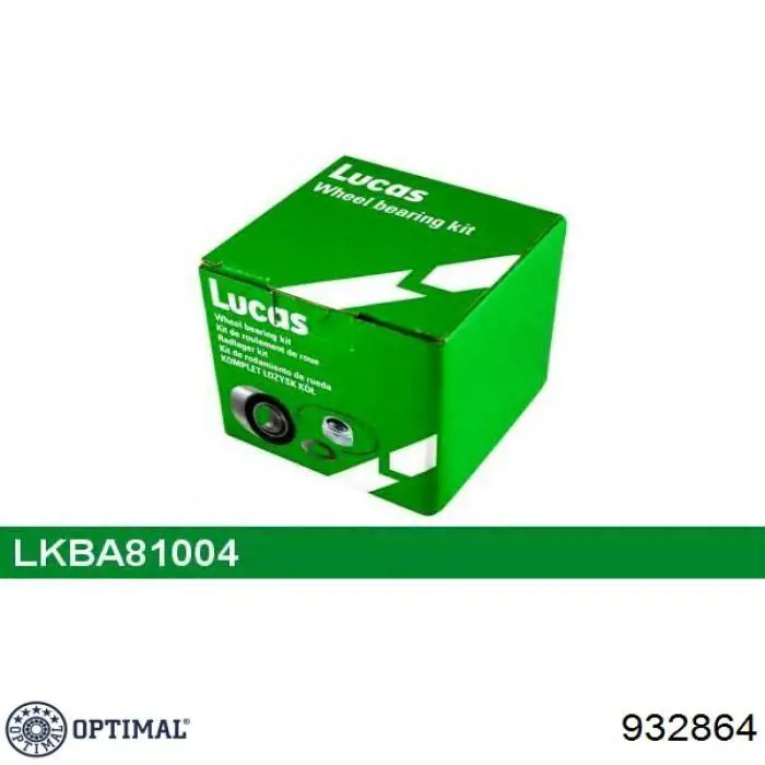 Підшипник маточини задньої Optimal 932864 ціна, від 78.26 USD