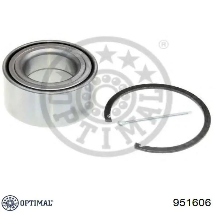 Комплект підшипник маточини передньої Optimal 951606 ціна, від 13.30 USD