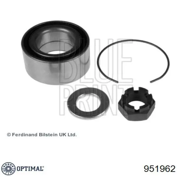 Комплект підшипник маточини передньої Optimal 951962 ціна, від 16.52 USD
