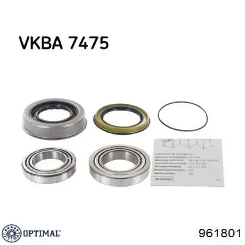 Купити 961801 Optimal Підшипник ступиці передньої