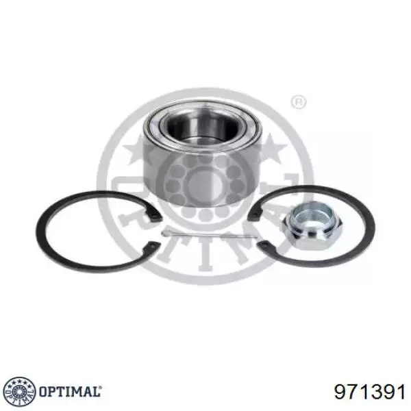 Комплект підшипник маточини передньої Optimal 971391 ціна, від 11.32 USD