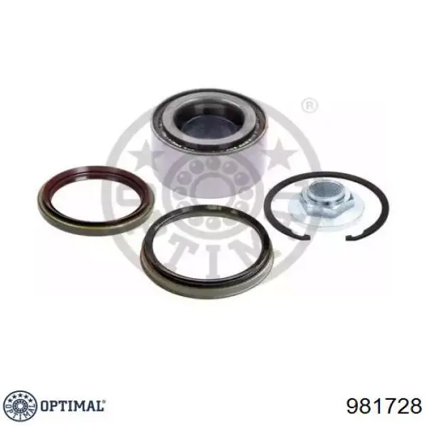 Комплект підшипник маточини передньої Optimal 981728 ціна, від 35.93 USD