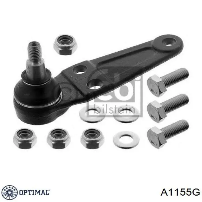 Амортизатор задній Optimal A1155G ціна, від 35.14 USD