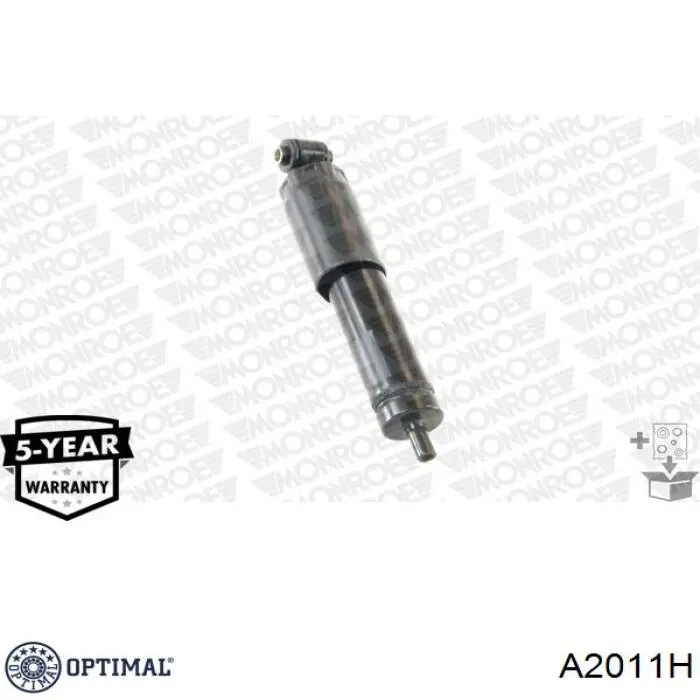 Амортизатор задній Optimal A2011H ціна, від 46.73 USD