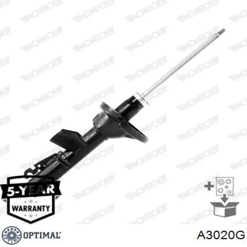 Амортизатор задній Optimal A3020G ціна, від 49.61 USD