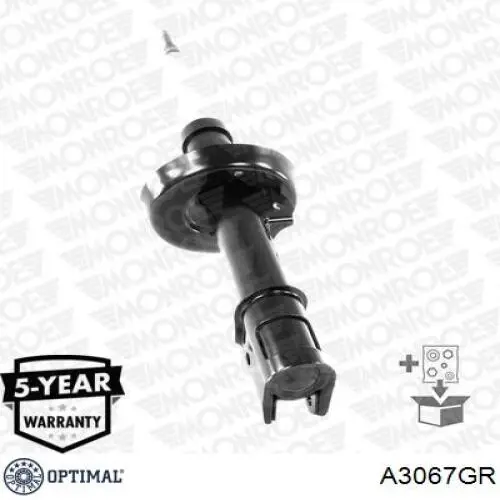 Амортизатор передній, правий A3067GR Optimal