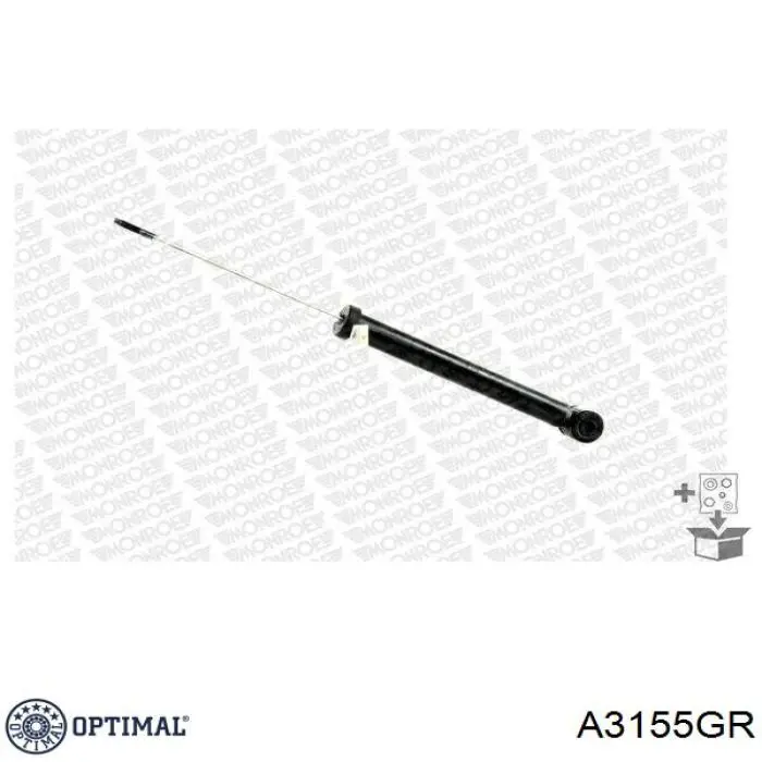Амортизатор задній, правий A3155GR Optimal
