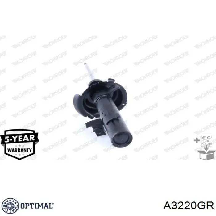 Купити A3220GR Optimal Амортизатор передній, правий