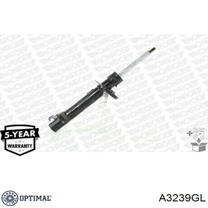 Амортизатор передньої підвіски, лівий Optimal A3239GL ціна, від 49.44 USD