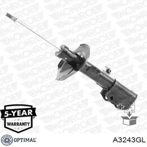 Амортизатор передньої підвіски, лівий Optimal A3243GL ціна, від 57.93 USD