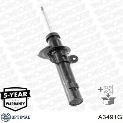 Стойка амортизатора передняя Optimal A3491G ціна, від 47.79 USD