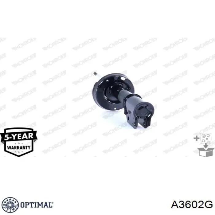 Стойка амортизатора передняя Optimal A3602G ціна, від 38.05 USD