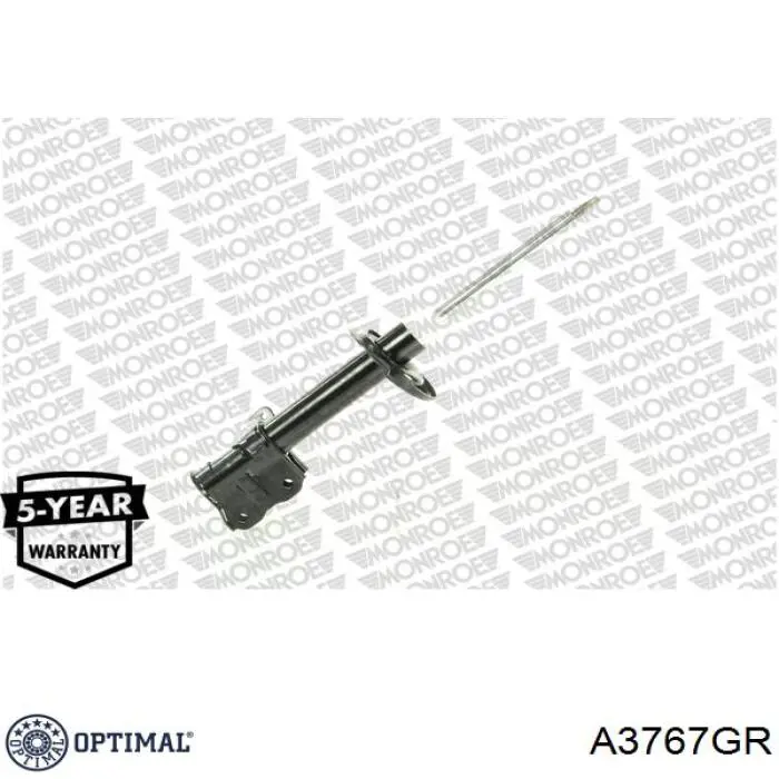 Амортизатор передній, правий A3767GR Optimal