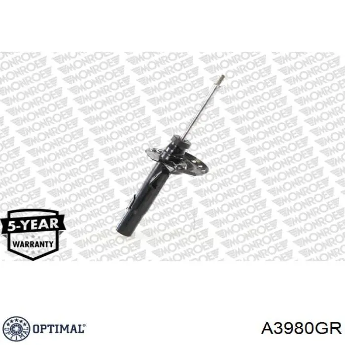 Амортизатор передній, правий A3980GR Optimal