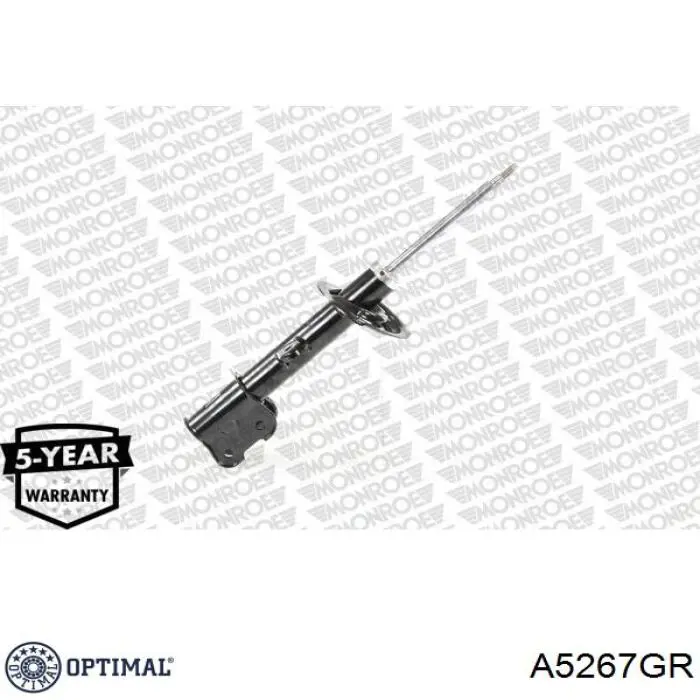 Амортизатор передній, правий Optimal A5267GR ціна, від 77.92 USD