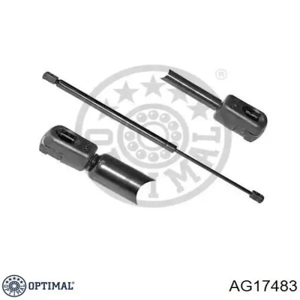 Амортизатор двері задньої Optimal AG17483 ціна, від 6.20 USD