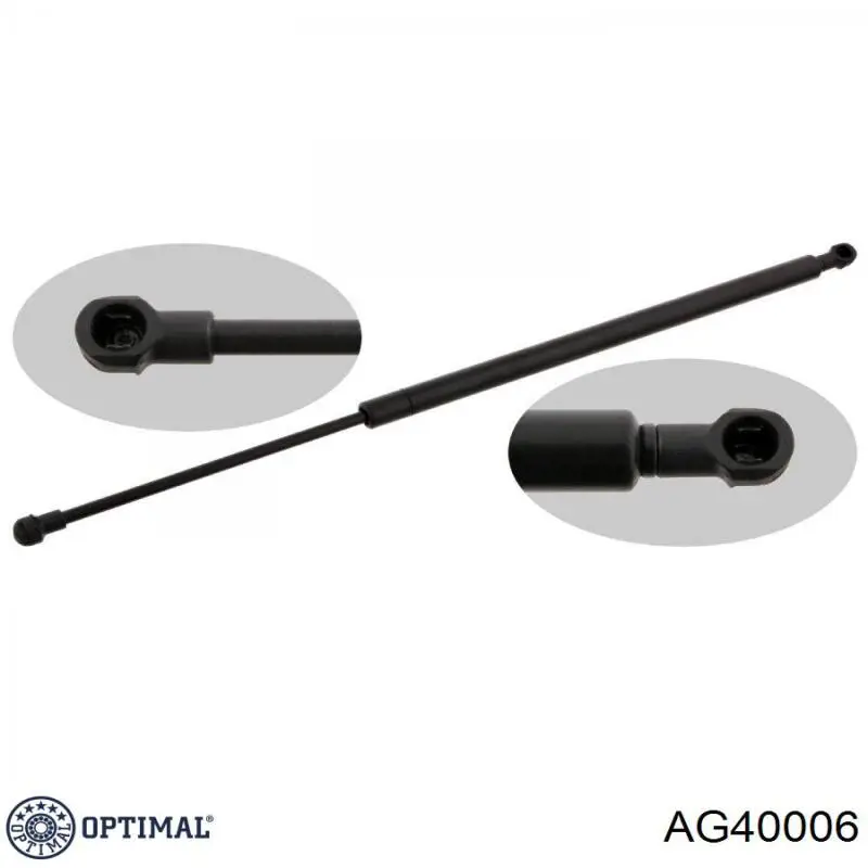 AG40006 Optimal амортизатор кришки багажника/ двері 3/5-ї задньої