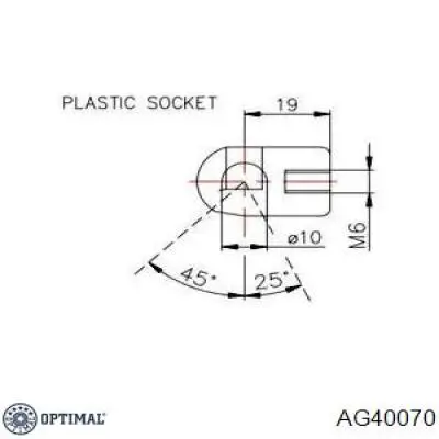 Амортизатор капота газовий Meha MH70334 ціна, від 7.59 USD