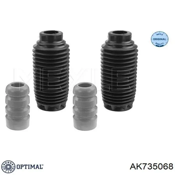 Буфер-відбійник амортизатора переднього + пильовик Optimal AK735068 ціна, від 14.17 USD