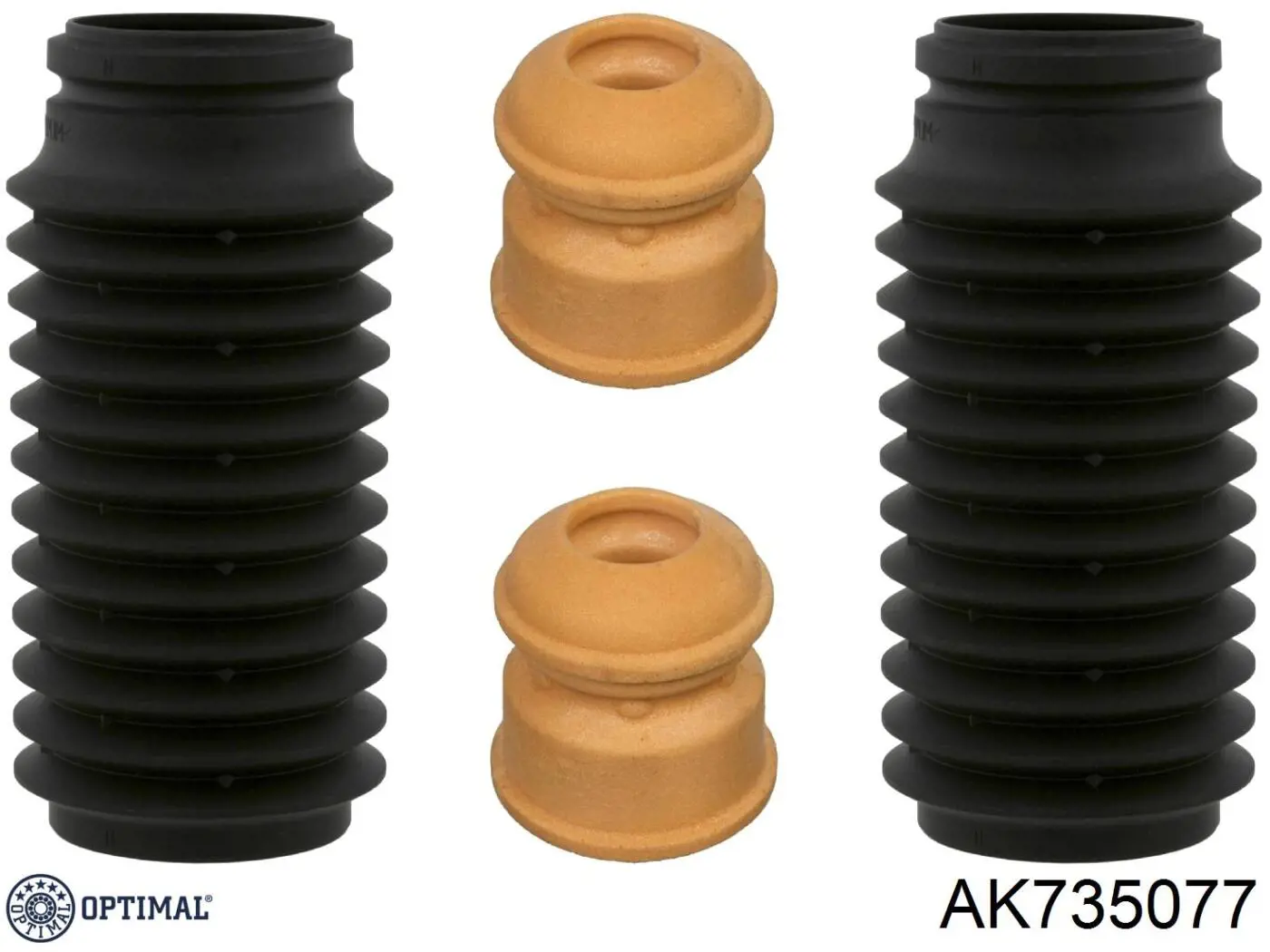Буфер-відбійник амортизатора переднього Optimal AK735077 ціна, від 5.71 USD