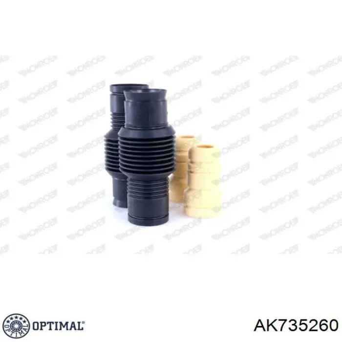 AK735260 Optimal Буфер-відбійник амортизатора переднього + пильовик