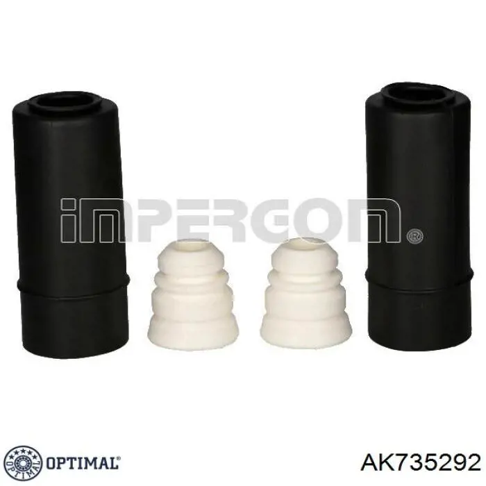 AK735292 Optimal буфер-відбійник амортизатора заднього + пильовик