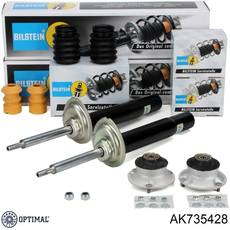 Буфер-відбійник амортизатора переднього + пильовик KTP0123 Japan Parts