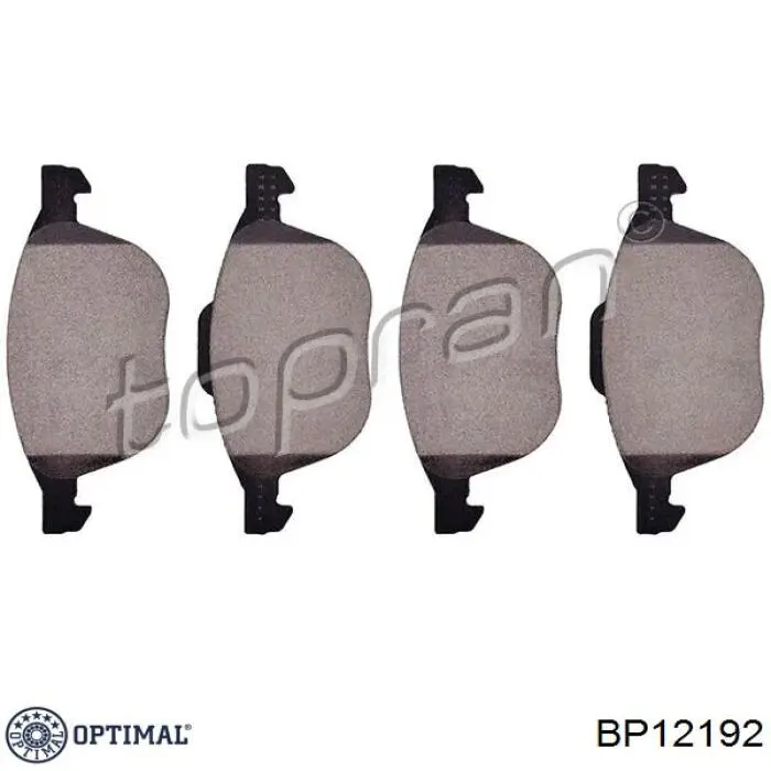 BP12192 Optimal Передні гальмівні колодки