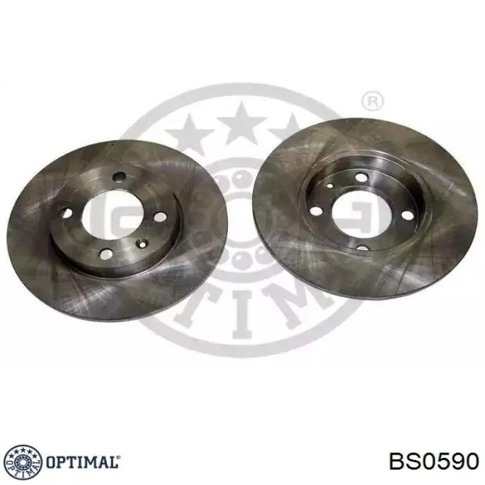 Диск гальмівний передній Optimal BS0590