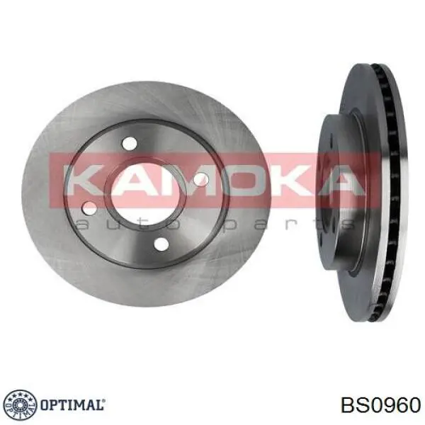 BS0960 Optimal диск гальмівний передній