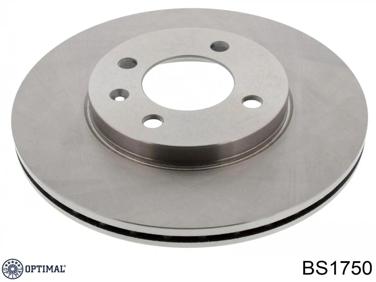 BS1750 Optimal диск гальмівний передній