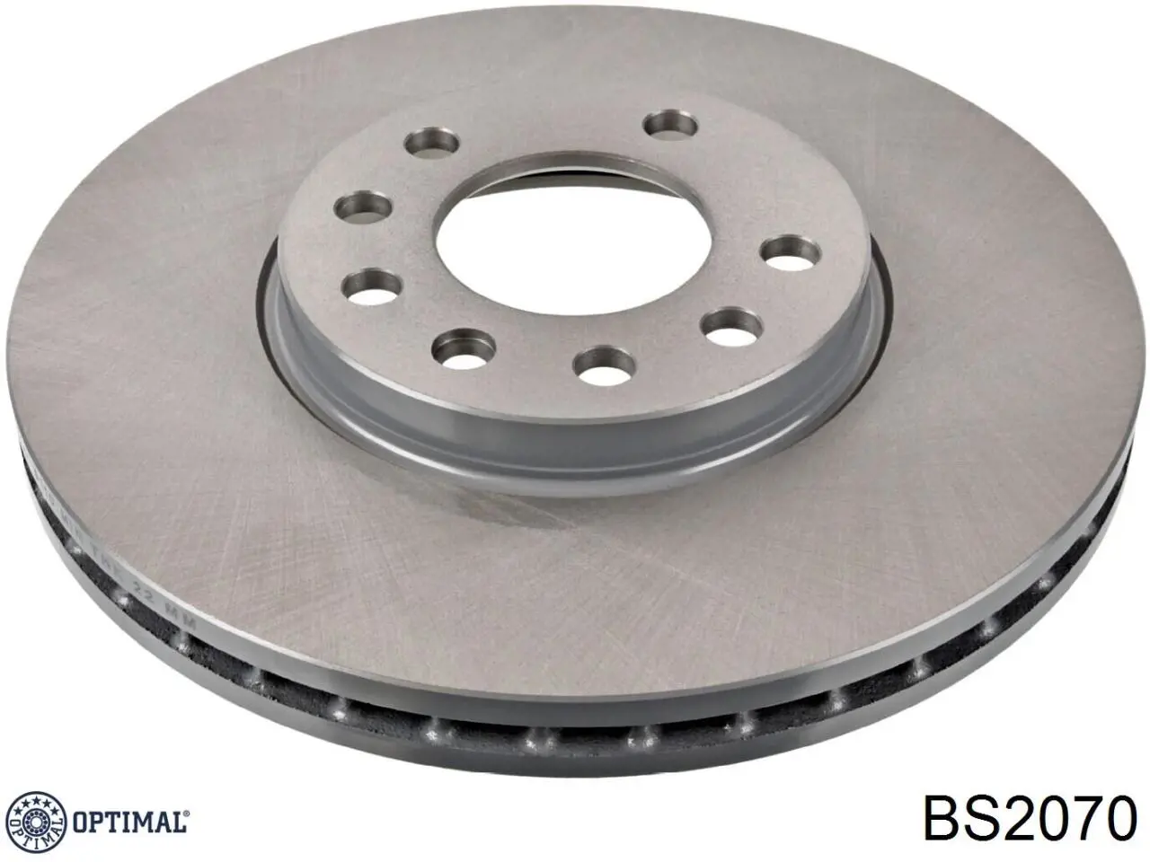 BS2070 Optimal диск гальмівний задній
