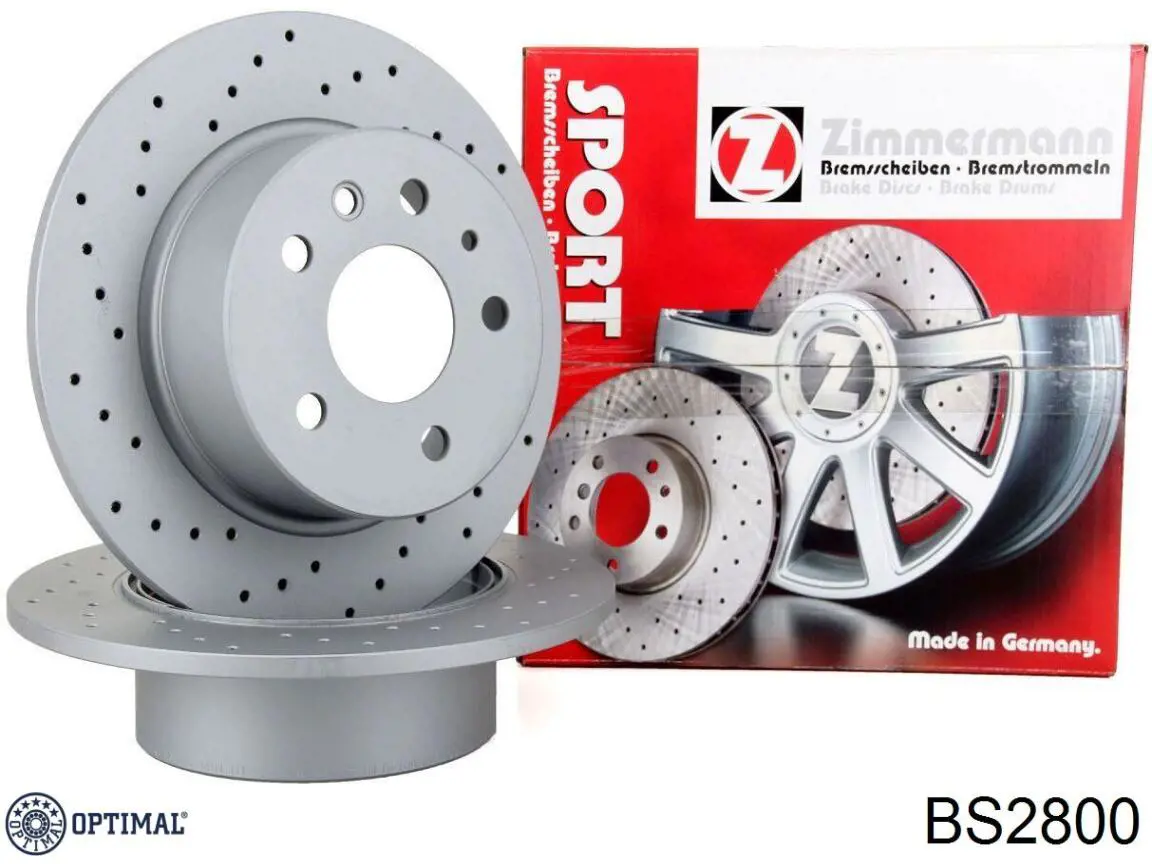 Задні дискові гальма Optimal BS2800 ціна, від 29.85 USD