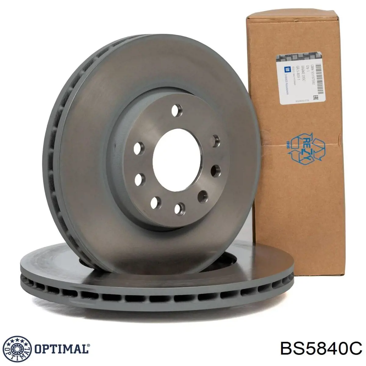 BS5840C Optimal Гальмо дискове переднє