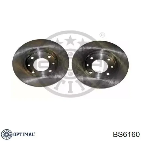 BS6160 Optimal диск гальмівний задній