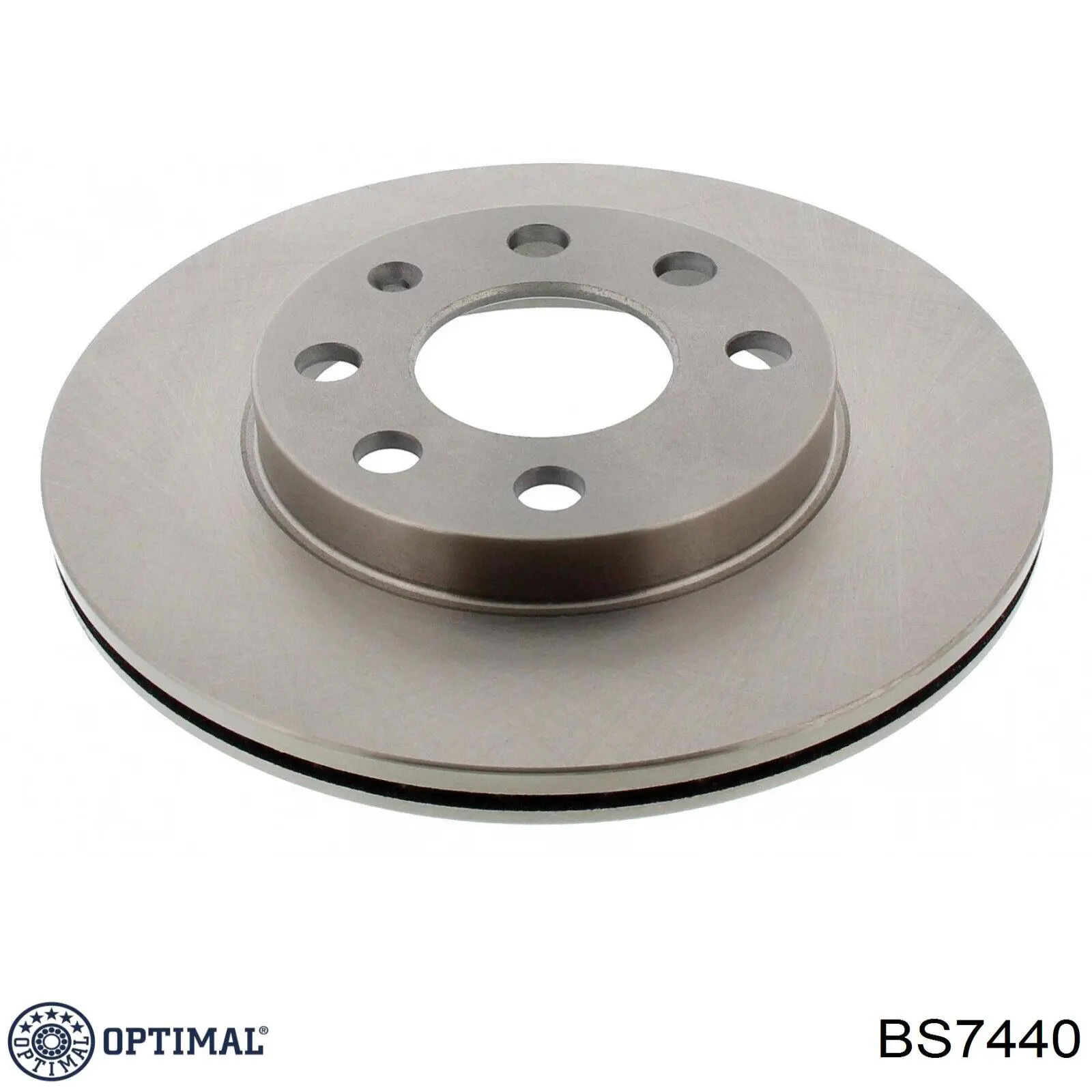 BS7440 Optimal диск гальмівний передній