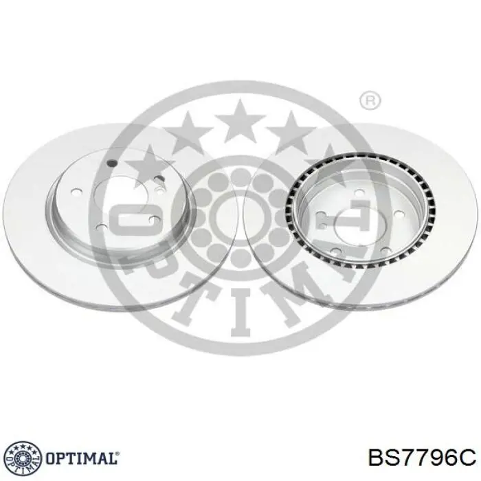 Диск гальмівний задній BS7796C Optimal