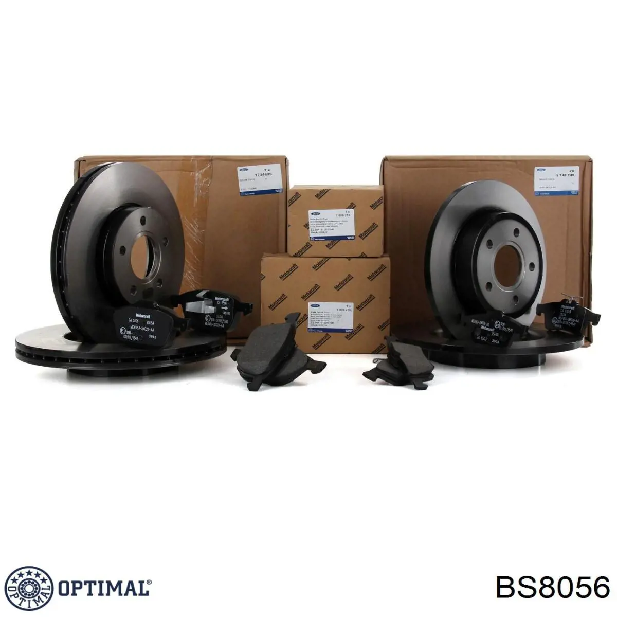BS8056 Optimal Гальмо дискове переднє
