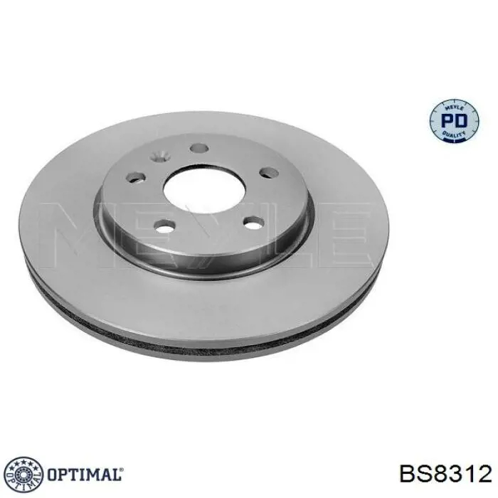 BS8312 Optimal диск гальмівний передній