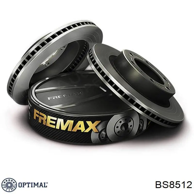 Гальмівні диски передні BS8512 Optimal