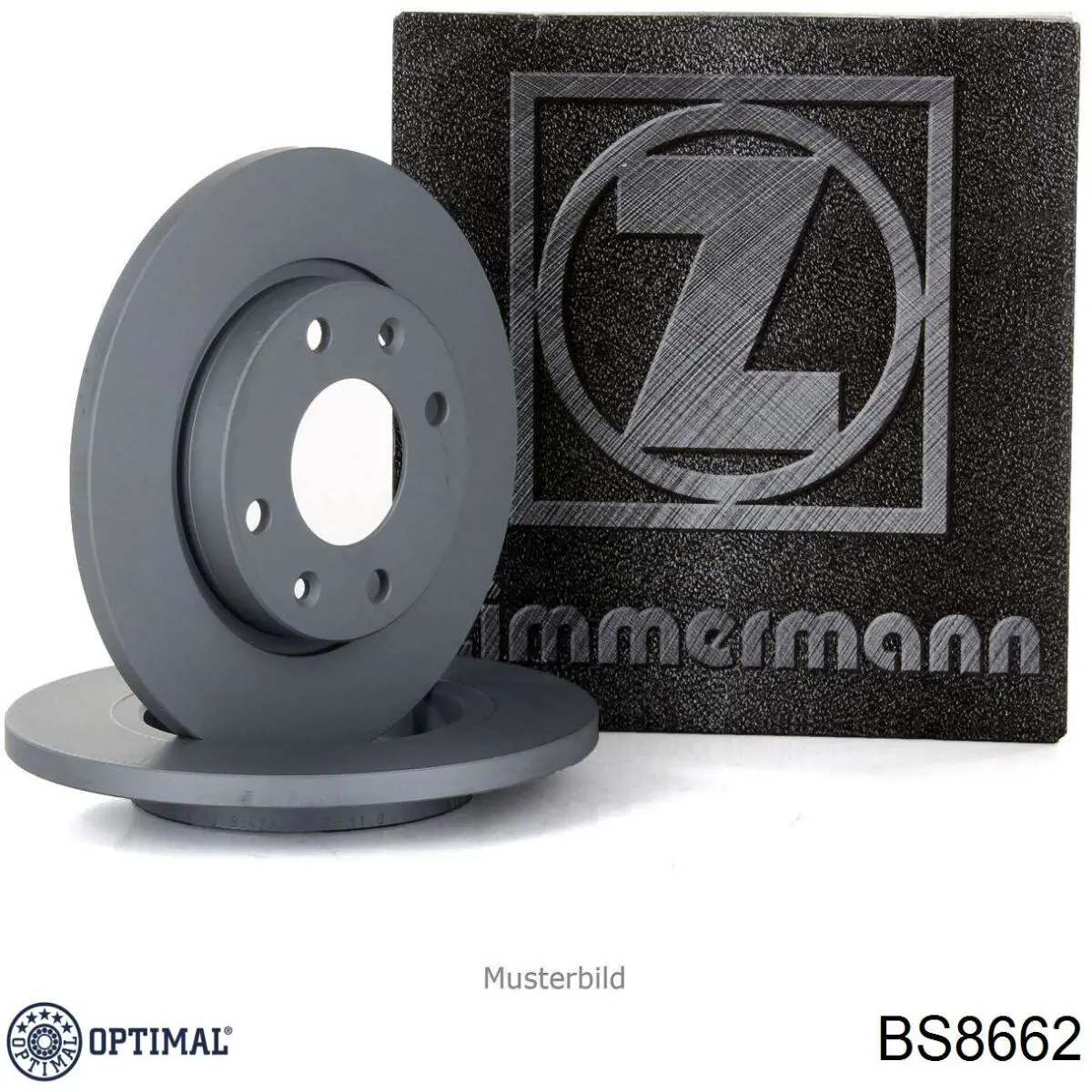 Диск гальмівний задній Optimal BS8662