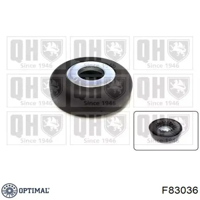 Підшипник опорний амортизатора, переднього F83036 Optimal