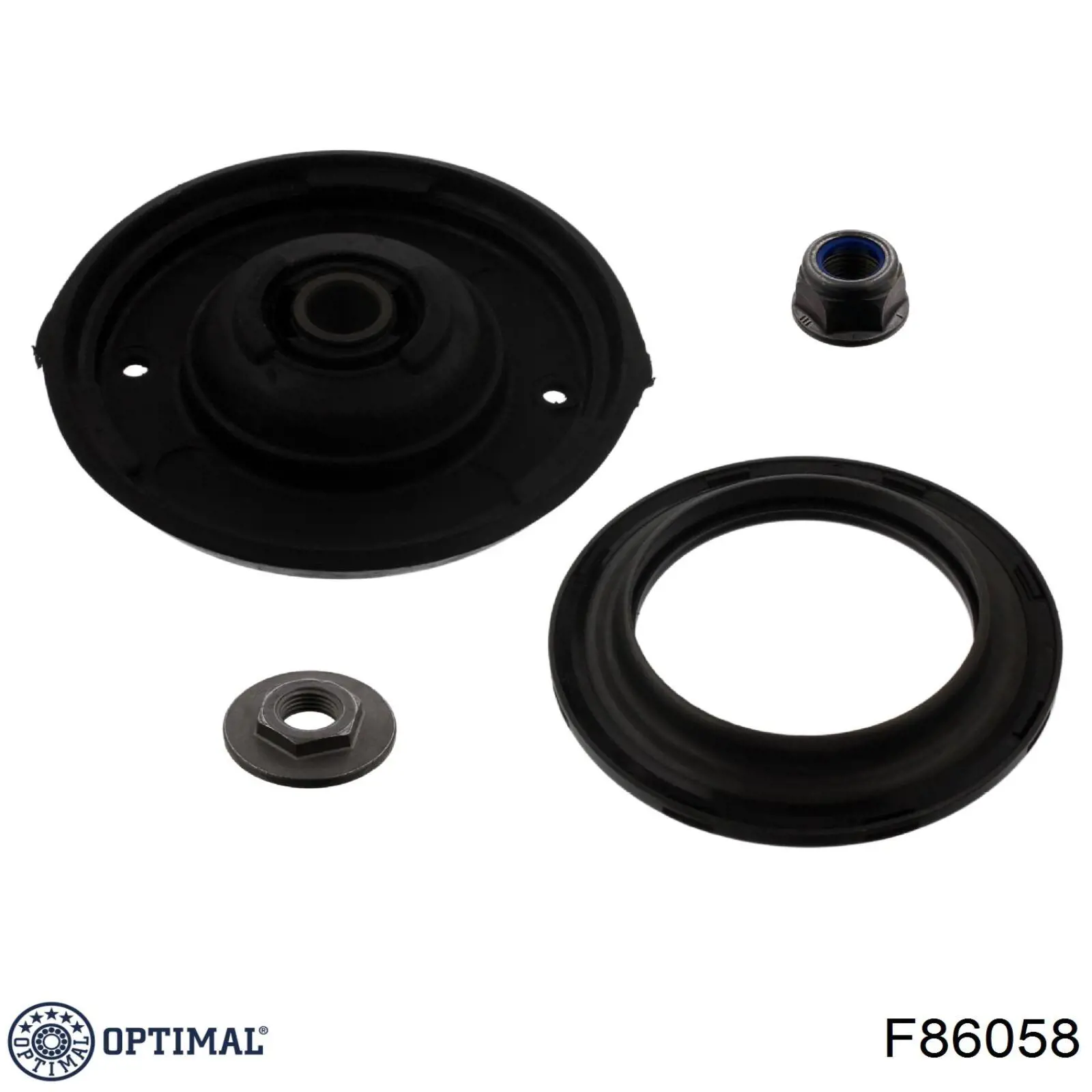 Опора амортизатора переднього F86058 Optimal