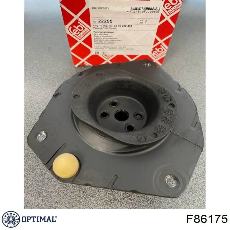 Подушка амортизатора переднього Optimal F86175