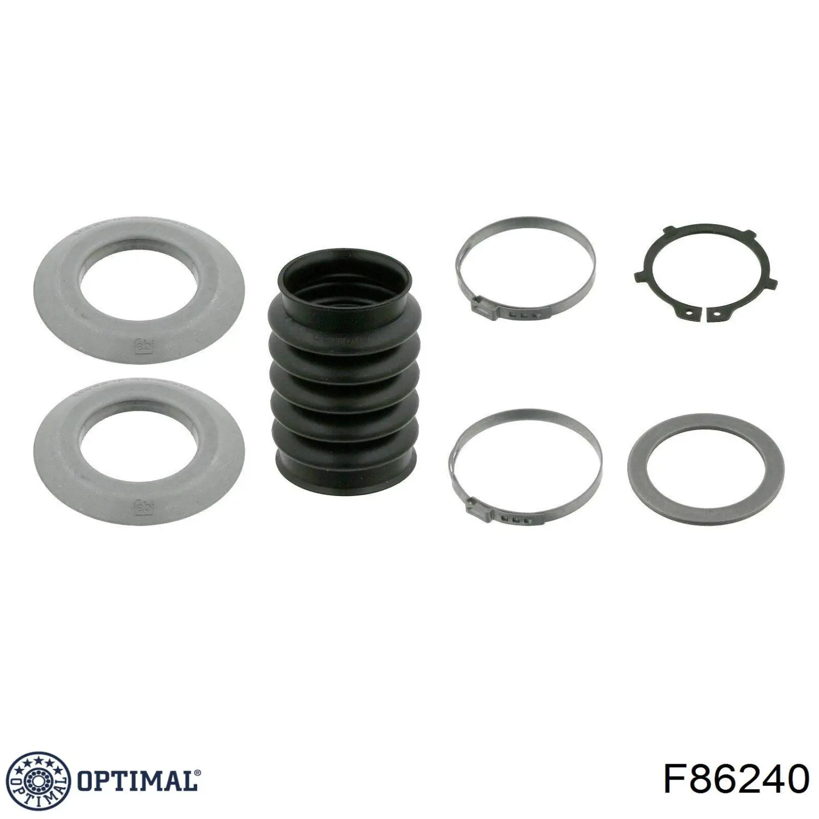 Підвісний підшипник карданного валу Optimal F86240 ціна, від 38.99 USD