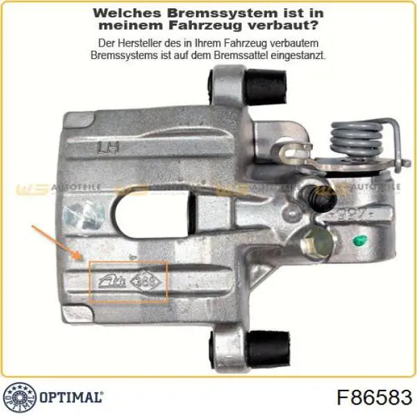 Купити F86583 Optimal Сайлентблок задньої балки