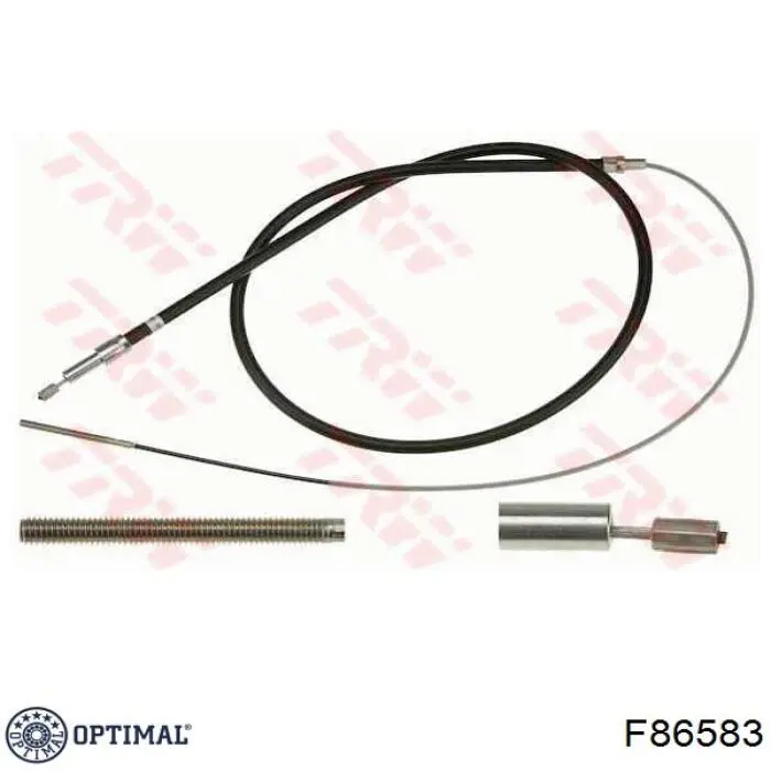 Сайлентблок задньої балки F86583 Optimal