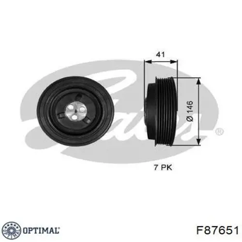 Шків колінвала F87651 Optimal
